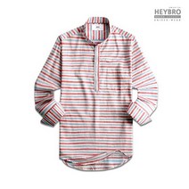 헤이브로 남성 스트라이프 아사 셔츠 남방 케스케이드