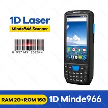 무선필름스캐너 사진 바코드 디지털스캔 PDA 안드로이드 핸드 헬드 터미널 하니웰 1d 레이저 2d QR 휴대용 데이터 수집기 장치 WIFI 4G NFC, 01 1D Minde966, UK