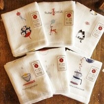 KONTEX 가제 손수건 일본 수입 수건 신생아 타올, 고양이