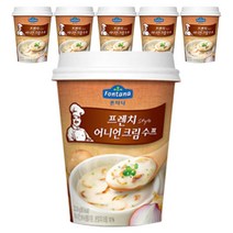 폰타나 프렌치 어니언 크림 컵수프, 20g, 6개입