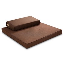 릴렉스 싱잉볼 요가 불교, 위 패드 단독(45*23cm) 비고: 아래 패드 미포함, 브라운-노자수