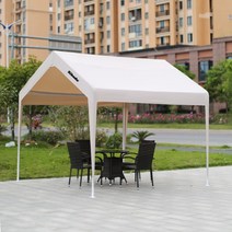 가제보 캐노피 코스트코 천막 차고 주차 차량 행사용 텐트 차고지 주차장 차량용 대형 간이, 개방형 3x3 베이지