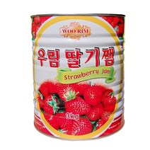 딸기잼 우림 3kg 캔 대용량 업소용, 1개