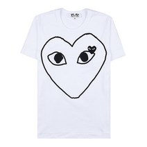 [라벨루쏘] [꼼데가르송] 로고 프린트 티셔츠 P1T101 WHITE