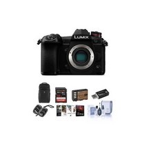 Panasonic 파나소닉 G9 Lumix 미러리스 카메라 바디 블랙 및 무료 PC 액세서