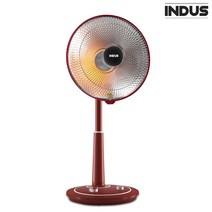 인더스 선풍기형 키높이 세라믹 히터, 레드, IN-C14