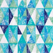 파스텔크래프트 Gomar Invest 냅킨아트 SK0135_2 Geometric blue 냅킨20매 33x33cm 2007, 20매입, 혼합색상