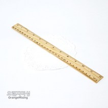 (오렌지미싱) 나무자 30cm 12인치 겸용 목자, 1개