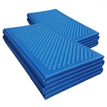 미다스굿즈 접이식 캠핑용에어매트 백패킹 발포매트 1+1, 발포매트_블루 1+1