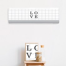 무풍 에어콘커버 에어컨커버/LG휘센 벽걸이형 원룸형, 벽걸이형 원룸형 에어컨커버_자작나무