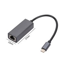 대역폭 USB3.0/c타입 to RJ45 10M/100M Lan 인터넷 케이블 어댑터 스위치 PC 윈도우즈 용 기가비트 네트워크 카드 이더넷 변환기, [02] Typec
