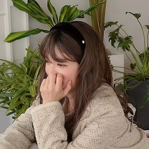 [블링살롱made/국내제작] 로라 크리스탈 와이드 블랙 벨벳 머리띠 헤어밴드 1color 두꺼운 큐빅 보석 볼륨 셀프 웨딩 드레스