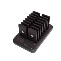 카페 진동벨 진동기 업소용 순번기 창업 일체형 세트, 12개입(화이트)