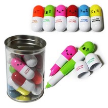 비타민 알약볼펜 12P 깡통악세서리 접이식 볼펜 579163EA, 본상품선택, 본상품선택