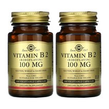 Solgar 솔가 비타민B2 리보플라빈 100mg 100정 2개