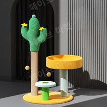 선인장 미니 캣타워 인테리어 소형 스크래쳐, A