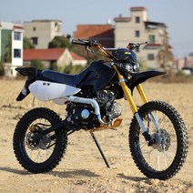 레저용 산악 바이크 오토바이 모터사이클 125cc 2인승 19 16인치 가솔린 오프로드, 화이트