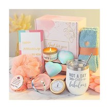 Birthday Gifts for Women Unique Happy Bath Set Relaxing Spa Gift Baskets Ideas Her Mom Sister Friend