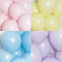 네오30cm매트파스텔(50개입) 파티 풍선 장식 생일, 혼합, 1개