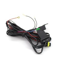 12V 범용 자동차 LED 안개등 On/Off 스위치 배선 하네스 퓨즈 릴레이 키트, 한개옵션0