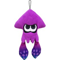 [봉제인형 일본브랜드제품] 스플래툰 Platoon 잉크링 오징어 퍼플(S) 인형 높이 23cm