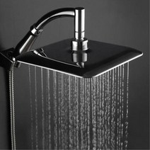 싱글족 자유자재 빅사이즈 사각 레인샤워기 헤드 DIY 셀프교체 고른분사, 사각샤워기 230