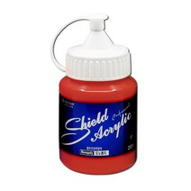 쉴드 모노폴리 아크릴물감 250ml 낱색 (색상선택), 상세설명 참조, 663 Fluorescent Red