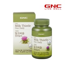 [지앤씨] [GNC] 밀크씨슬 원 데일리 (60정) 30일분, 상세 설명 참조, 상세 설명 참조