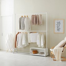 가구샘 와이드 서랍 행거 1800 H7141 수도권무료배송, 블랙