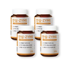 휴먼바이오 안심자임 4개 세트 강아지 고양이 소화효소제품 노견 구토 설사 췌장염 위 건강개선, 안심자임 4병 세트