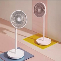 정품 샤오미 스마트 무선 스탠드 선풍기 폴딩 서큘레이터 써큘레이터 수면 무드등 높낮이 조절 저소음 무소음