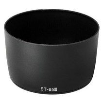 검정 캐논 EF 85mm F1.8 100mm F2용 ET-65 III카메라 렌즈 후드
