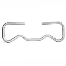 티타늄 자전거 핸들 바 나비 보조 최신형 높이 조절, 티타늄 내추럴 컬러 소형 P 핸들 + 커넥팅로드