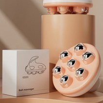 7 구슬 다기능 마사지 롤러 볼 마사지 전문 pressotherapy 휴대용 아름다운 건강 관리 마사지 악기, 주황색