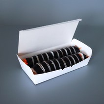 샤인팩 일회용 종이도시락 샐러드 햄버거 김밥 떡 포장 용기 무지 2호(600개)