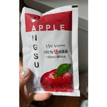 팜더드림 장수 사과즙 100% 사과생즙 120ml x 50개입, 즙