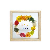 원목 플라워 아크릴 액자 만들기 (1인셋), 단품, 단품