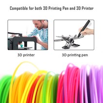 3D프린터필라멘트 SUNLU PLA 필라멘트 10M 3D 펜 1.75mm 드로잉 리필 멀티 컬러 가능, 06 PLA 5M green