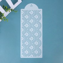 스프레이부스 퐁당 케이크 메쉬 스탬프 스텐실 엠보싱 장식 도구 플라스틱 스프레이 금형 웨딩 쿠키 초콜릿 그리기 그림, [12] Style12