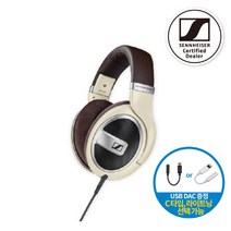 젠하이저 HD 599 오픈형 오버이어 헤드폰 [USB DAC 증정], C타입