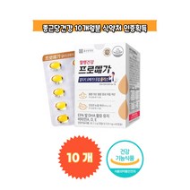 종근당건강 프로메가 알티지 오메가3 듀얼 비타민D 520mg x 60캡슐 10개 /DY