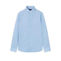 [20FW TNGT 남성]블루 세미와이드카라 드레스셔츠TGSH0F452B1