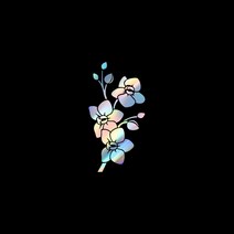 자동차포인트 00841 벗나무가지 튜닝스티커, XL, 옐로우