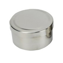 스텐 원형 보존식용기 75MM 음식보관용기 보존식보관 어린이집 급식소