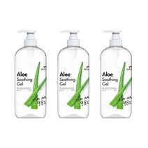 꽃남 리얼 알로에 수딩젤 1000ml 3개