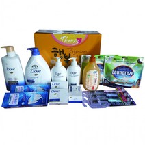 행복듬뿍 프리미엄세트-6호 도브 샴푸 바디워시 종이세제 비누, 단품