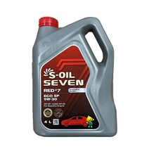 SOil 에스오일 세븐레드 7 SP 5W30 4L -, 4000ml, 1개