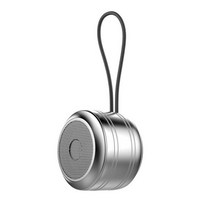 무선 블루투스 호환 5.0 미니 스피커 끈 포함 대용량 휴대용 여행용 선물용, 02 Silver, 02 Silver