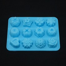 카페테리아 베이킹 12구 실리콘몰드 1개 발렌타인 실리콘 초콜릿 몰드16구(하트)-베이커리 모양 틀 베이킹 초콜릿몰드제작 수제초콜릿 전문가용초콜릿몰드 초콜릿트레이