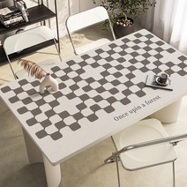 가죽 식탁매트 식탁 테이블 책상 보호필름 유리대용 가죽 방수 식탁매트, 80x120cm, H